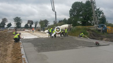 Concrete roads